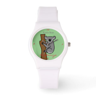 Koala Björn vid klättring Träd Thunder_Cove Armbandsur