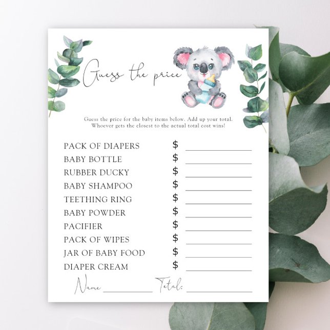 Koala björndusch Pris Gissa (Skapare uppladdad)