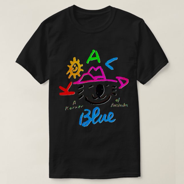 Koala Blue Olivia Newton-John Essential T-Shirt (Design framsida)