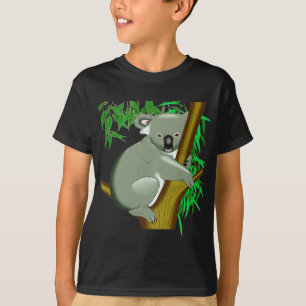 Koala - bosatt pungdjur för australiensiskt träd tee shirt
