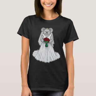 Koala Brud Ros Bröllop T Shirt