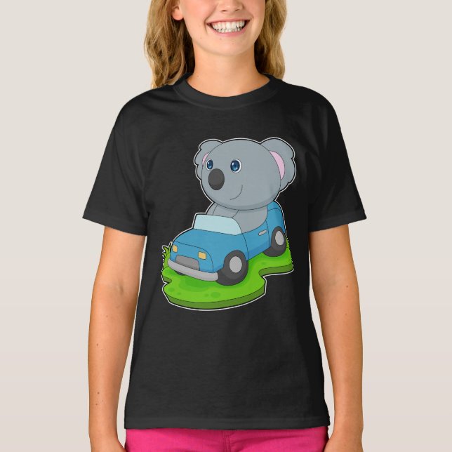 Koala Car T Shirt (Framsida)