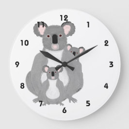 Koala Clock Stor Klocka