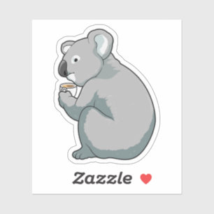 Koala Coffee Kopp Klistermärken