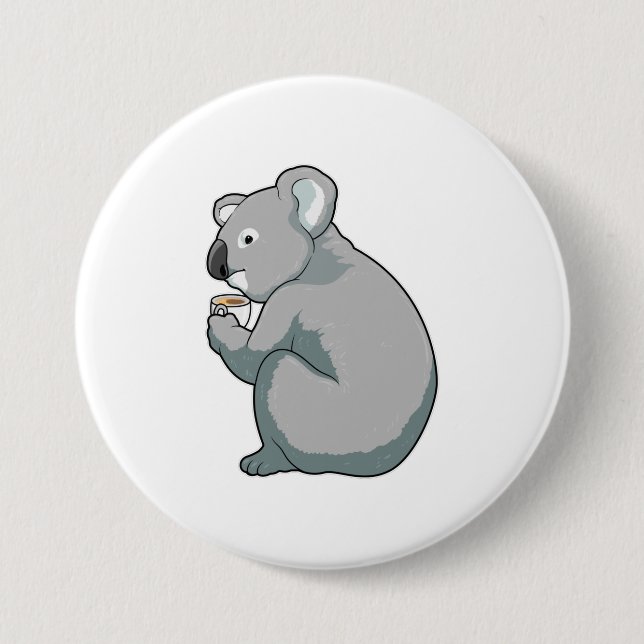Koala Coffee Kopp Knapp (Framsida)