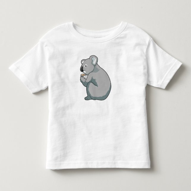 Koala Coffee Kopp T Shirt (Framsida)