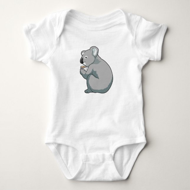 Koala Coffee Kopp T Shirt (Framsida)