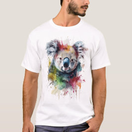 Koala Colorido: una ilustración vibrante T Shirt