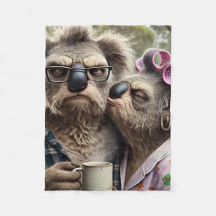 Koala Couple Fleecefilt