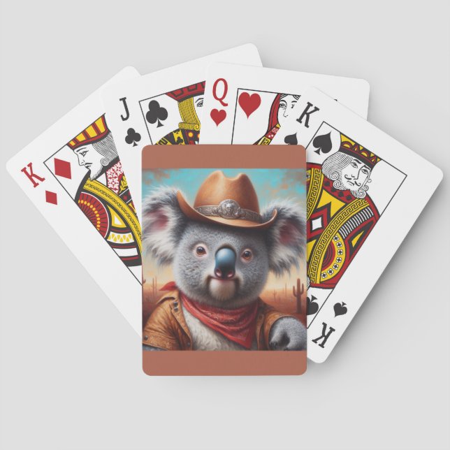 Koala Cowboy Casinokort (Baksidan)