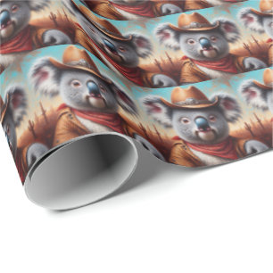 Koala Cowboy Presentpapper