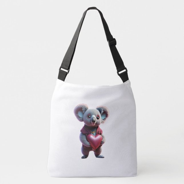 Koala Cuddle Bliss - Kor-Body Bag Tote Axelväska (Framsida)