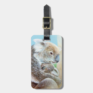 Koala cuddle bra art bagagetagg bagagebricka