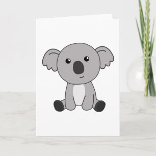 Koala Cute Animals För barn Cute Little Animals Kort