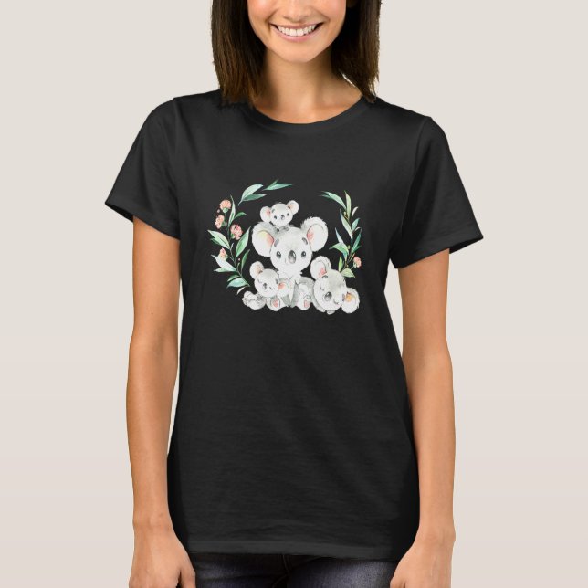 Koala Cute Koala Girls Koala Koala T Shirt (Framsida)
