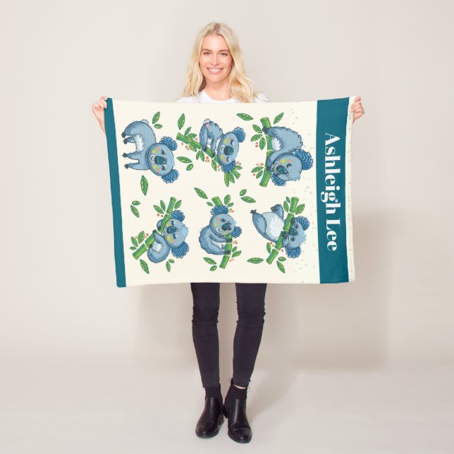 Koala Cuties Fleecefilt (På plats)