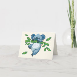 Koala Cuties Notecard Tack Kort