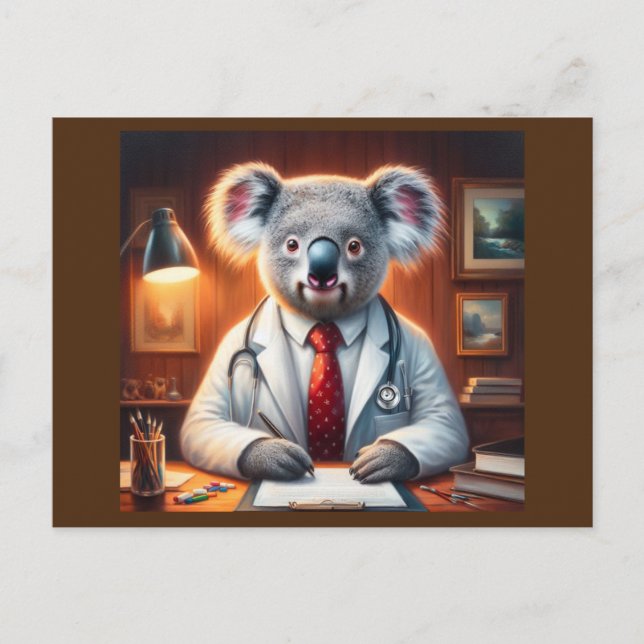 Koala Doktor Vykort (Framsida)