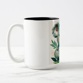 Koala Drinks Coffee Mugg