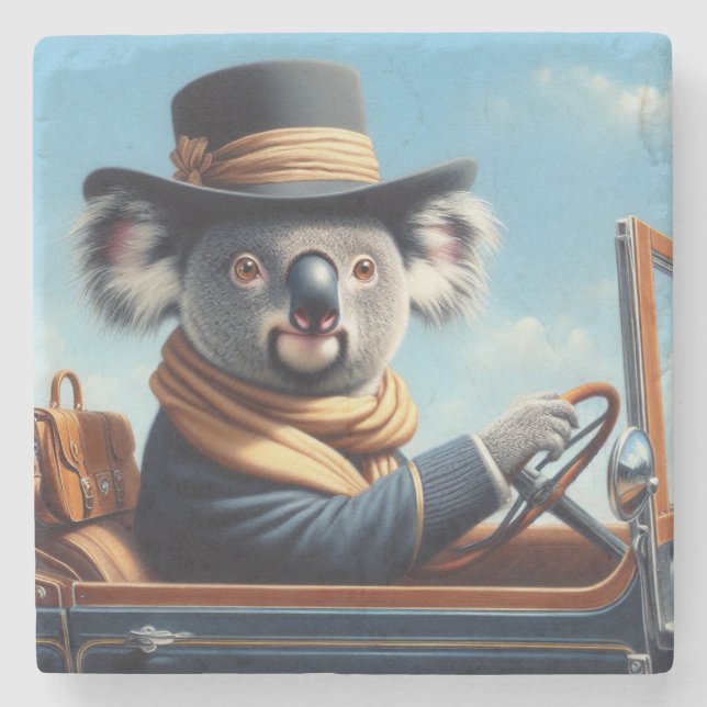 Koala Driving Stenunderlägg (Framsidan)