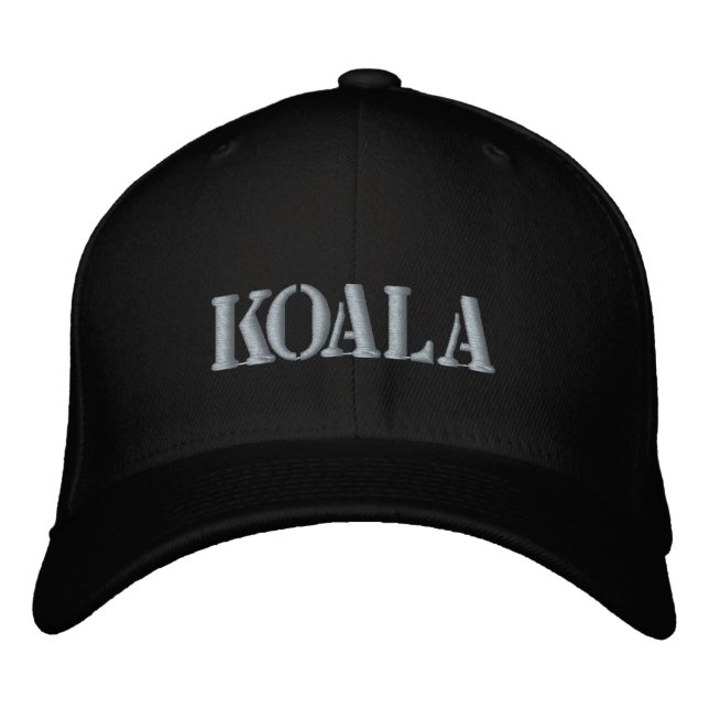 KOALA EMBROIDERED BASEBALL HAT BRODERAD KEPS (Framsida)