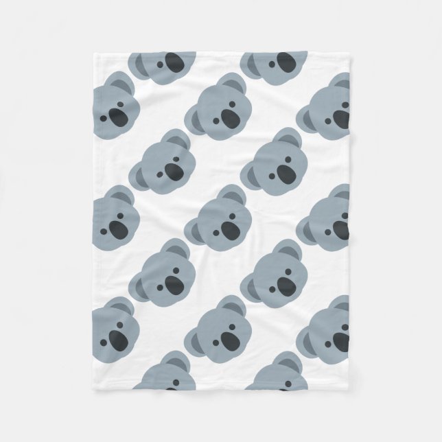 Koala emoji fleecefilt (Framsidan)