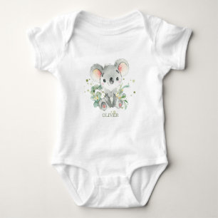 Koala Eucalyptus Greenery 1st Birthday Outfit T Shirt