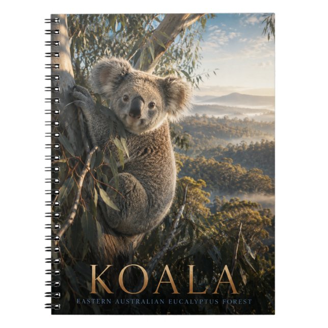 Koala Eukalyptusskog DJUR Anteckningsbok (Framsidan)