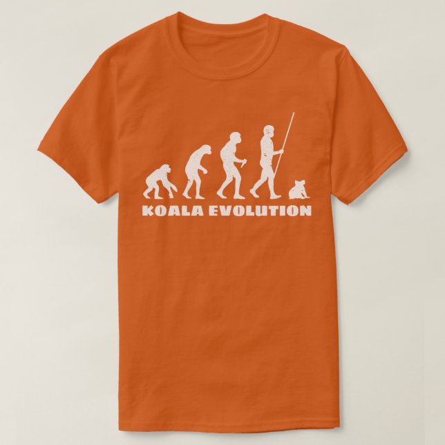 Koala Evolution T Shirt (Design framsida)