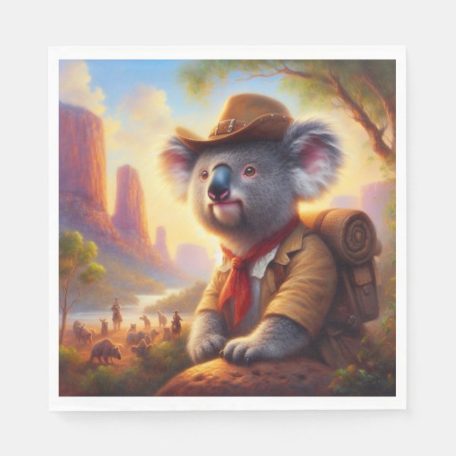 Koala Explorer Pappersservett (Framsidan)
