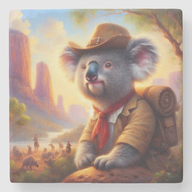 Koala Explorer Stenunderlägg (Framsidan)