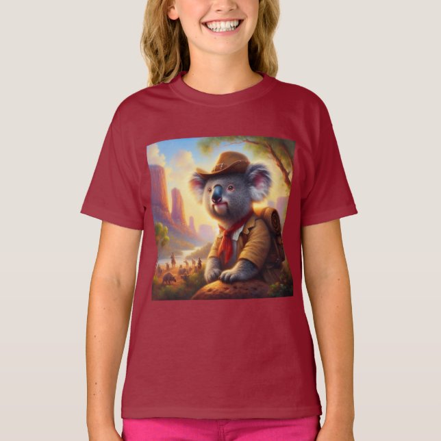 Koala Explorer T Shirt (Framsida)
