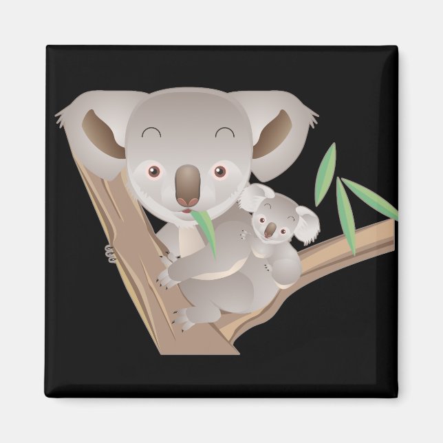 Koala Family Magnet (Framsidan)