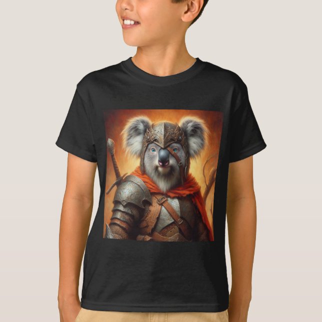 Koala Fantasy Warrior T Shirt (Framsida)