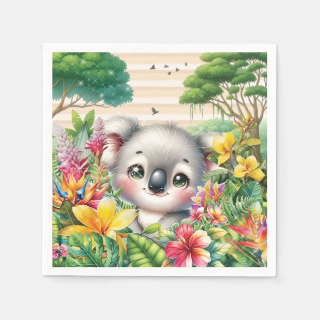 Koala fest servett (Framsidan)