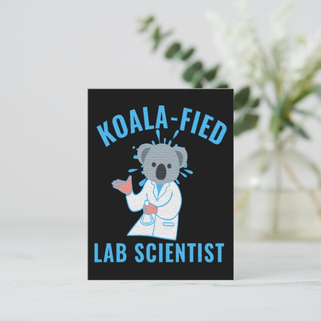 KOALA-FIED LAB VETENST - KOALA LAB TECH VYKORT (Stående Fram)