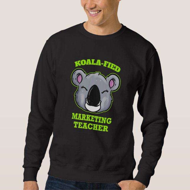 Koala Fied Marketing Teacher Lång Ärmad Tröja (Framsida)