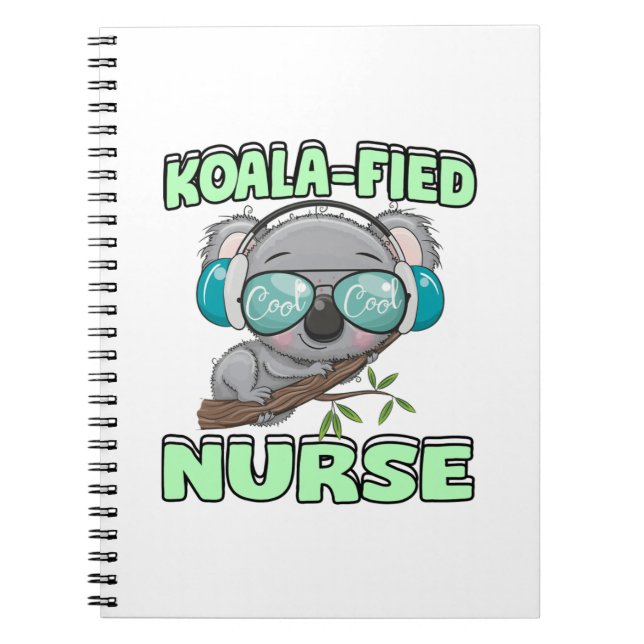 Koala-fied Nurse Anteckningsbok (Framsidan)