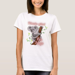 Koala-fierad för Hugs T Shirt