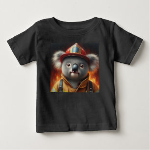 Koala Firefighter T Shirt