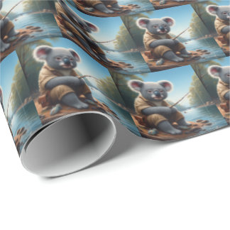 Koala Fishing Presentpapper