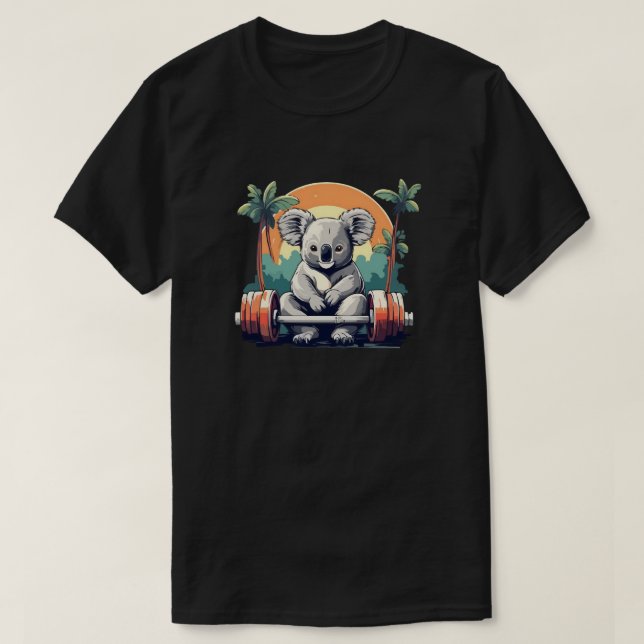 Koala fitness t shirt (Design framsida)