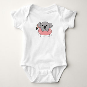 Koala Flamingo Simma Ringar Summer Animals T Shirt