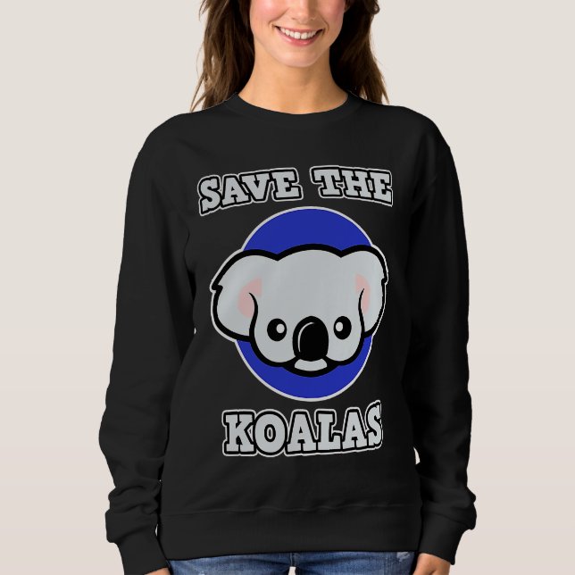 Koala for Men and Women  Save the Koalas T Shirt (Framsida)