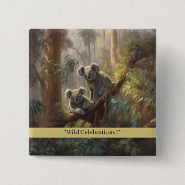 Koala Forest Dreams, anpassningsbar Knapp