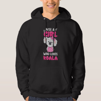 Koala Girl Cute Koala Bear Koalas från Australien Hoodie