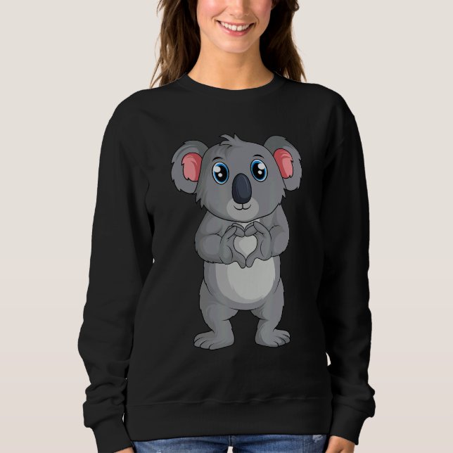 Koala   Girls Women Kids Toddler T Shirt (Framsida)