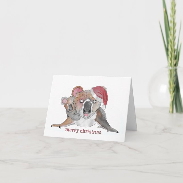 Koala God jul Helgkort (Framsida)