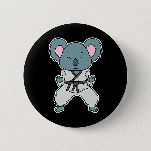Koala Gör Karate  Knapp (Framsida)