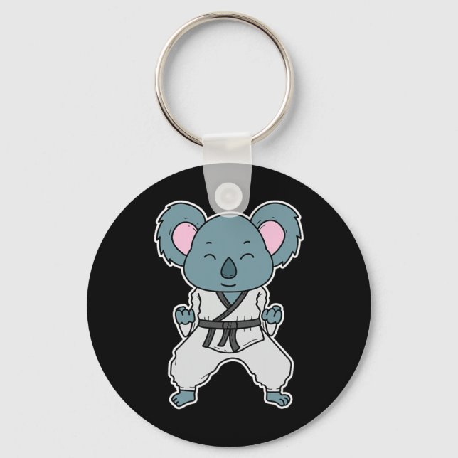 Koala Gör Karate  Nyckelring (Framsida)